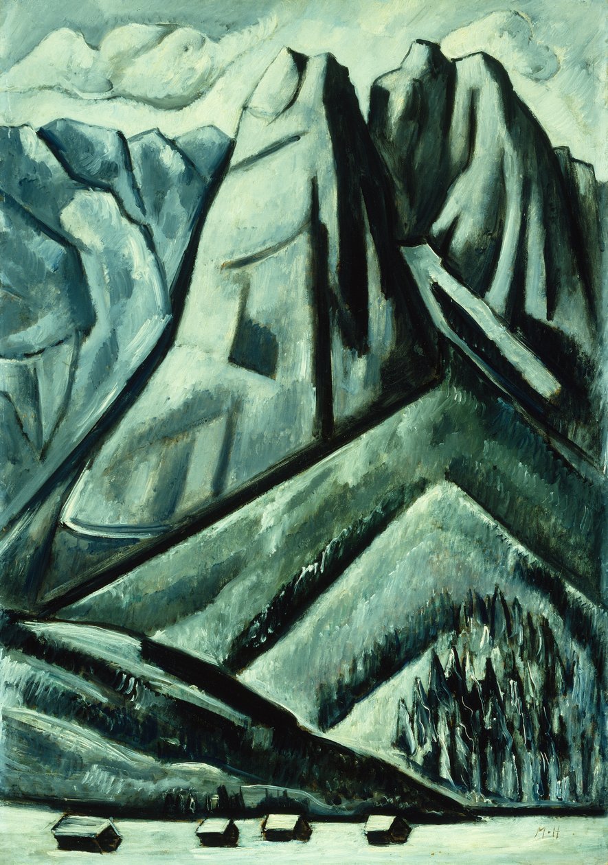 Fjell ved Garmisch av Marsden Hartley
