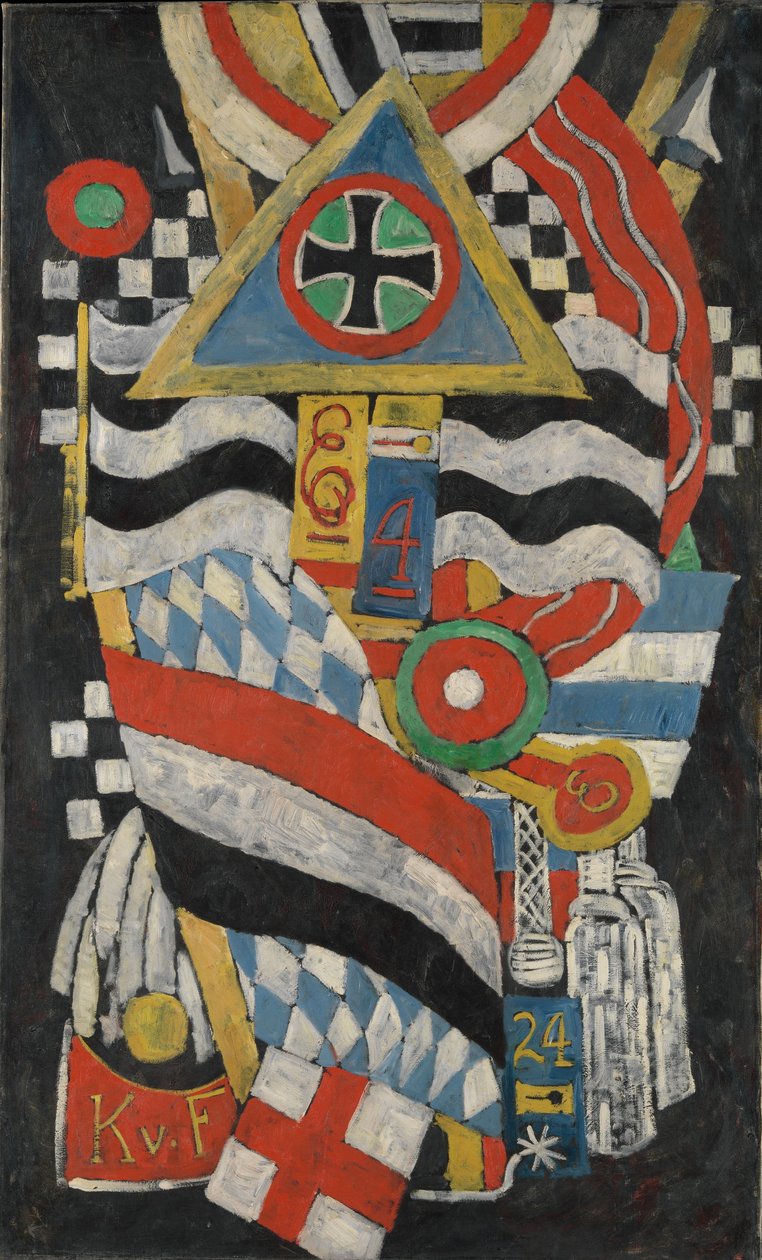 Portrett av en tysk offiser, 1914 av Marsden Hartley