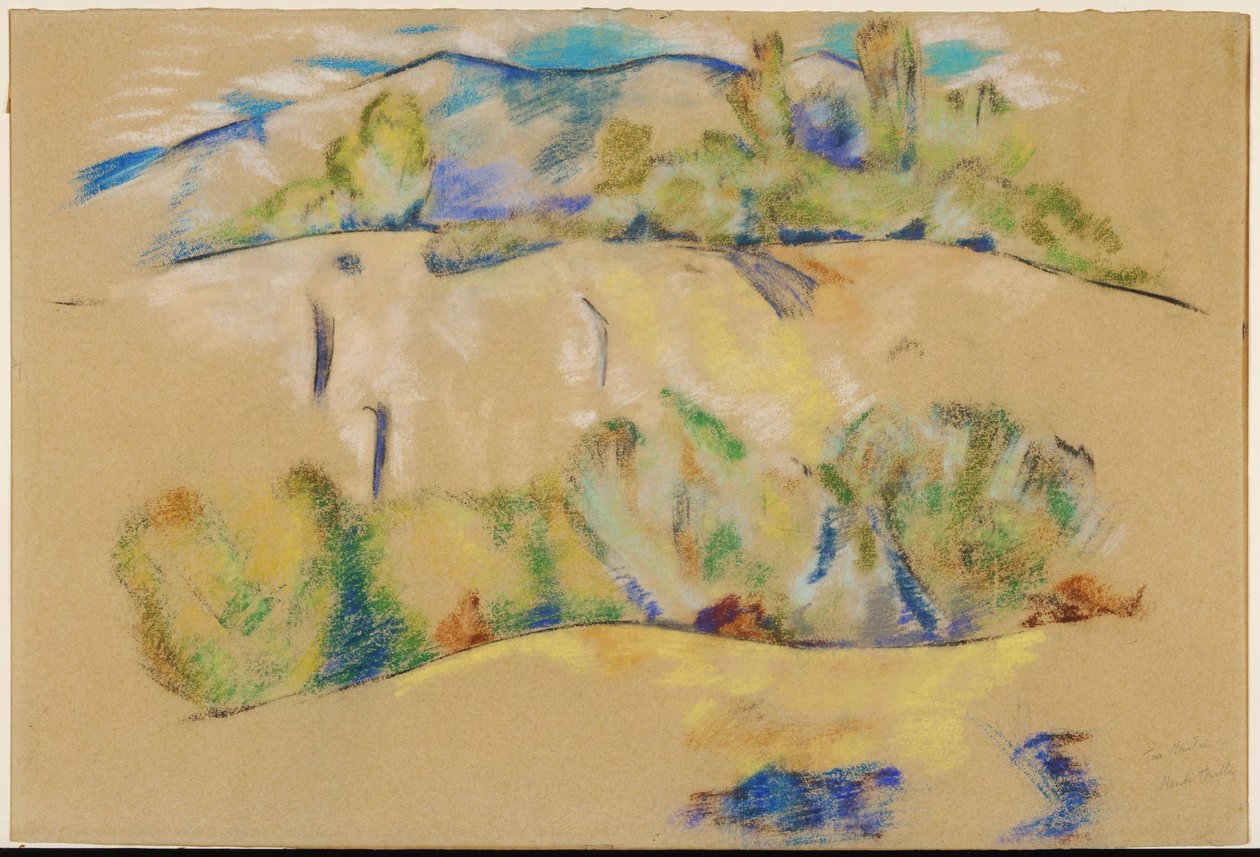 Taos-Berg av Marsden Hartley