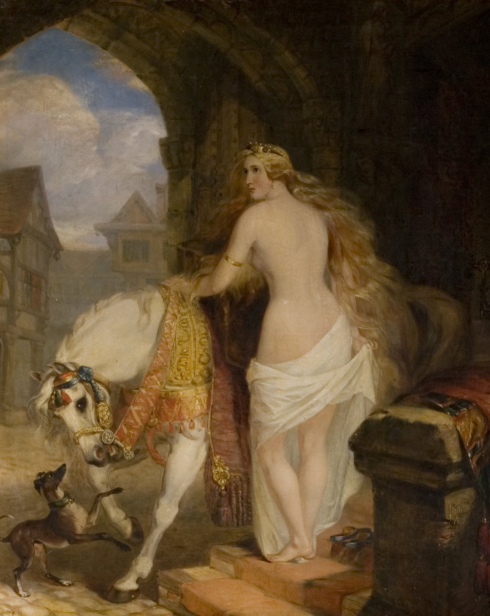Lady Godiva, 1850 av Marshall Claxton