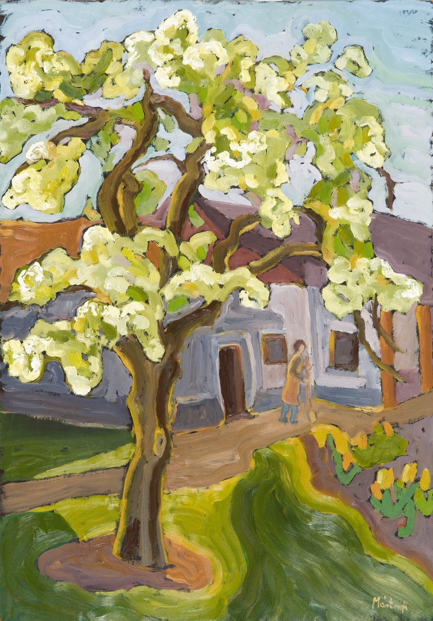 Blomstrende pæretre, 2008 av Marta Martonfi Benke