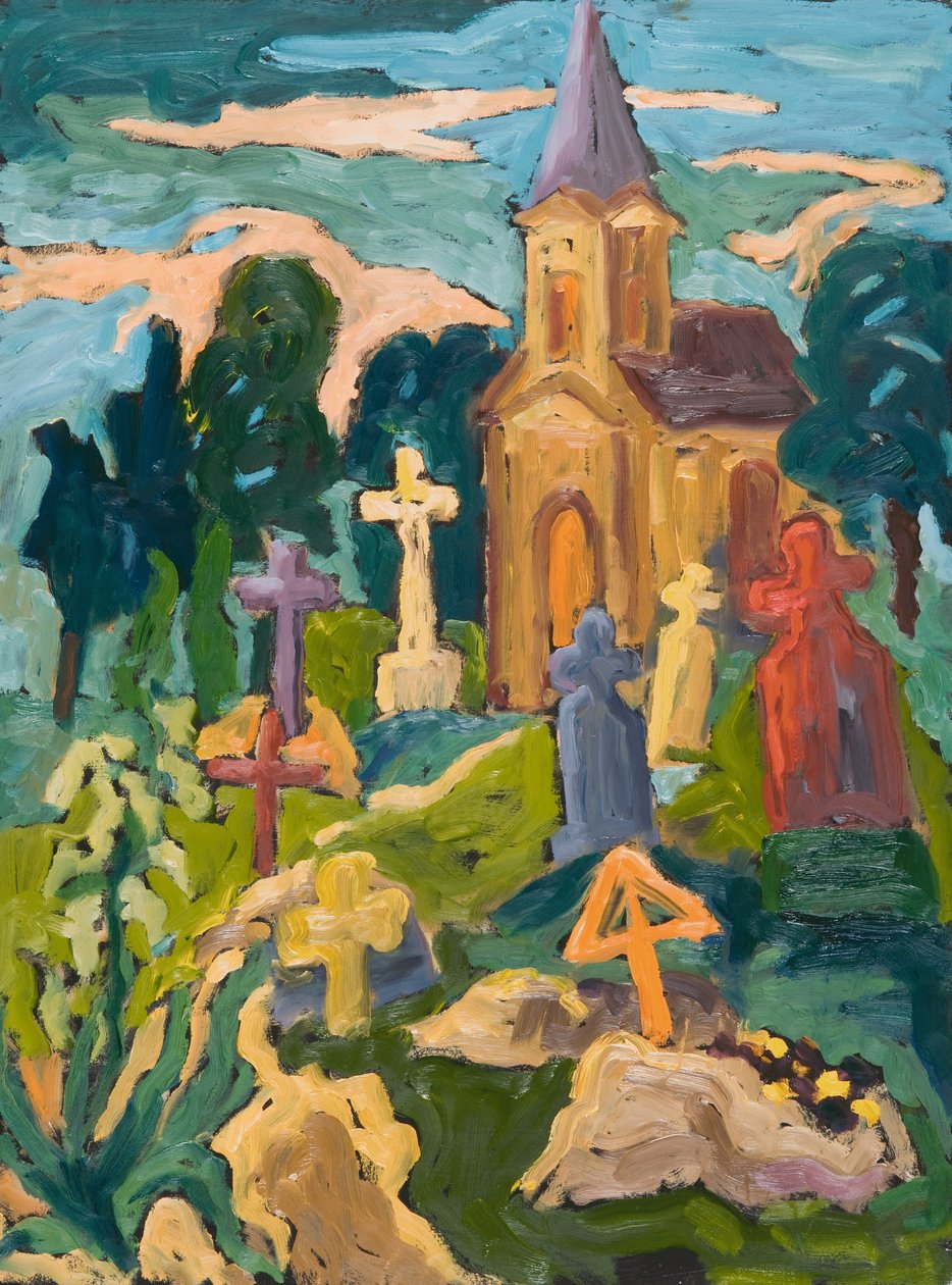 Kirkegård og kapell, 2005 av Marta Martonfi Benke