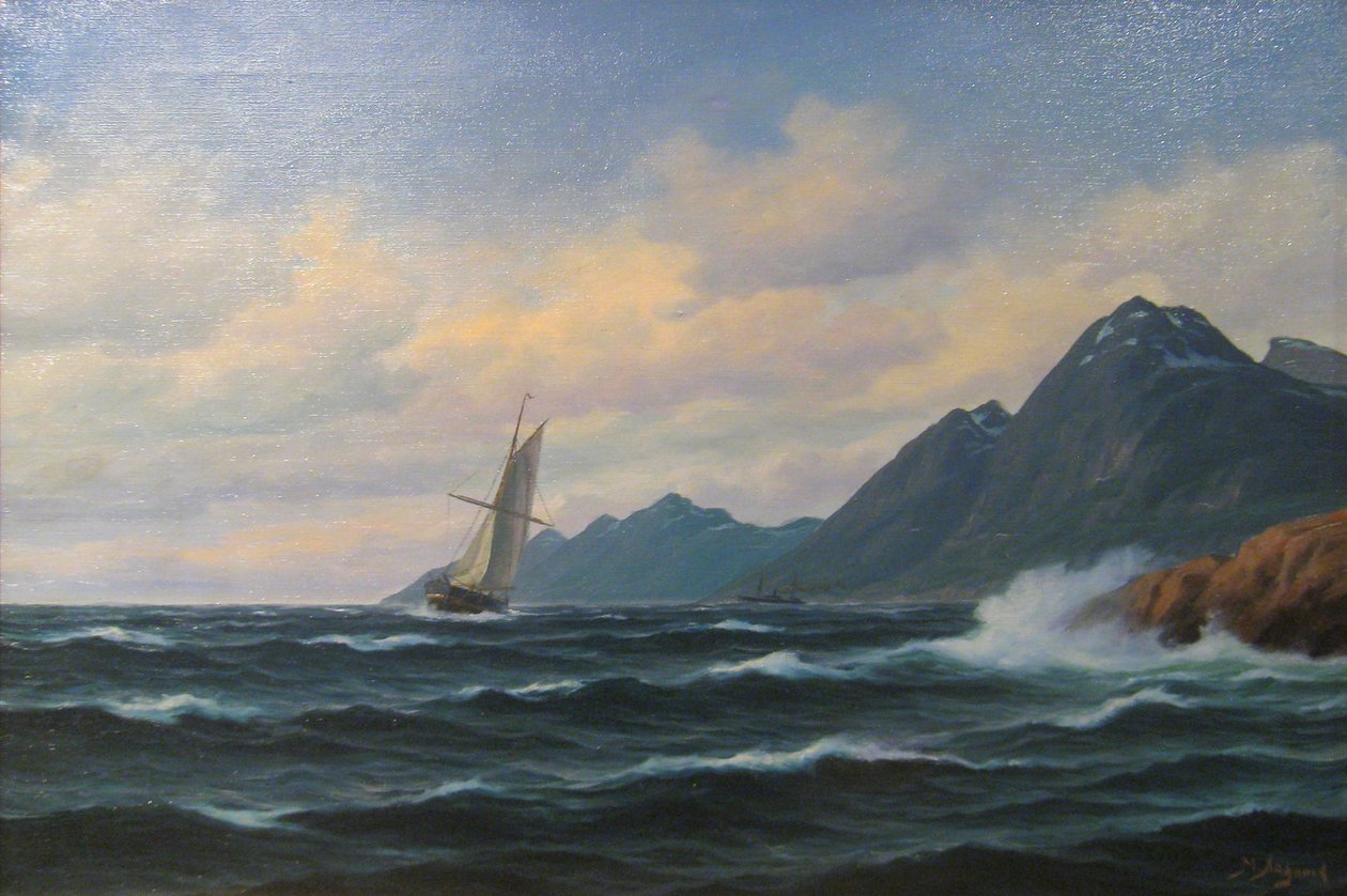 Kystlandskap av Martin Aagaard