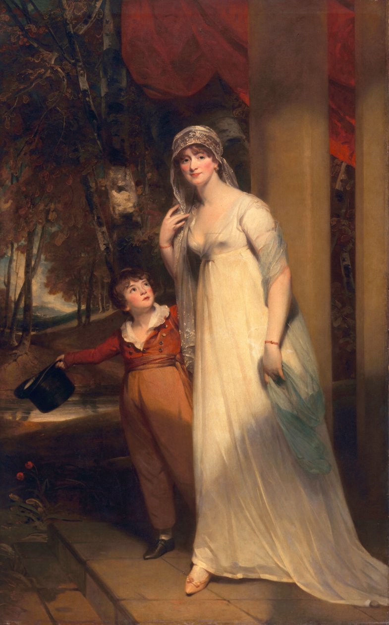 Frances Borlase, senere Frances Grenfell, og Pascoe George Norman Grenfell, ca. 1804 av Martin Archer Shee