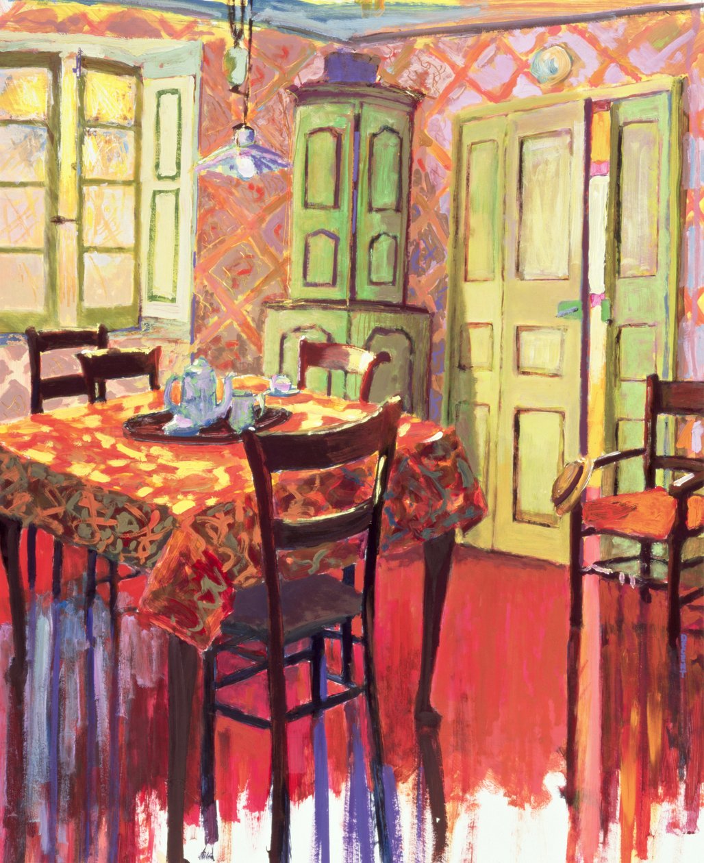Morning Room, 2000 (akryl på lerret) av Martin Decent