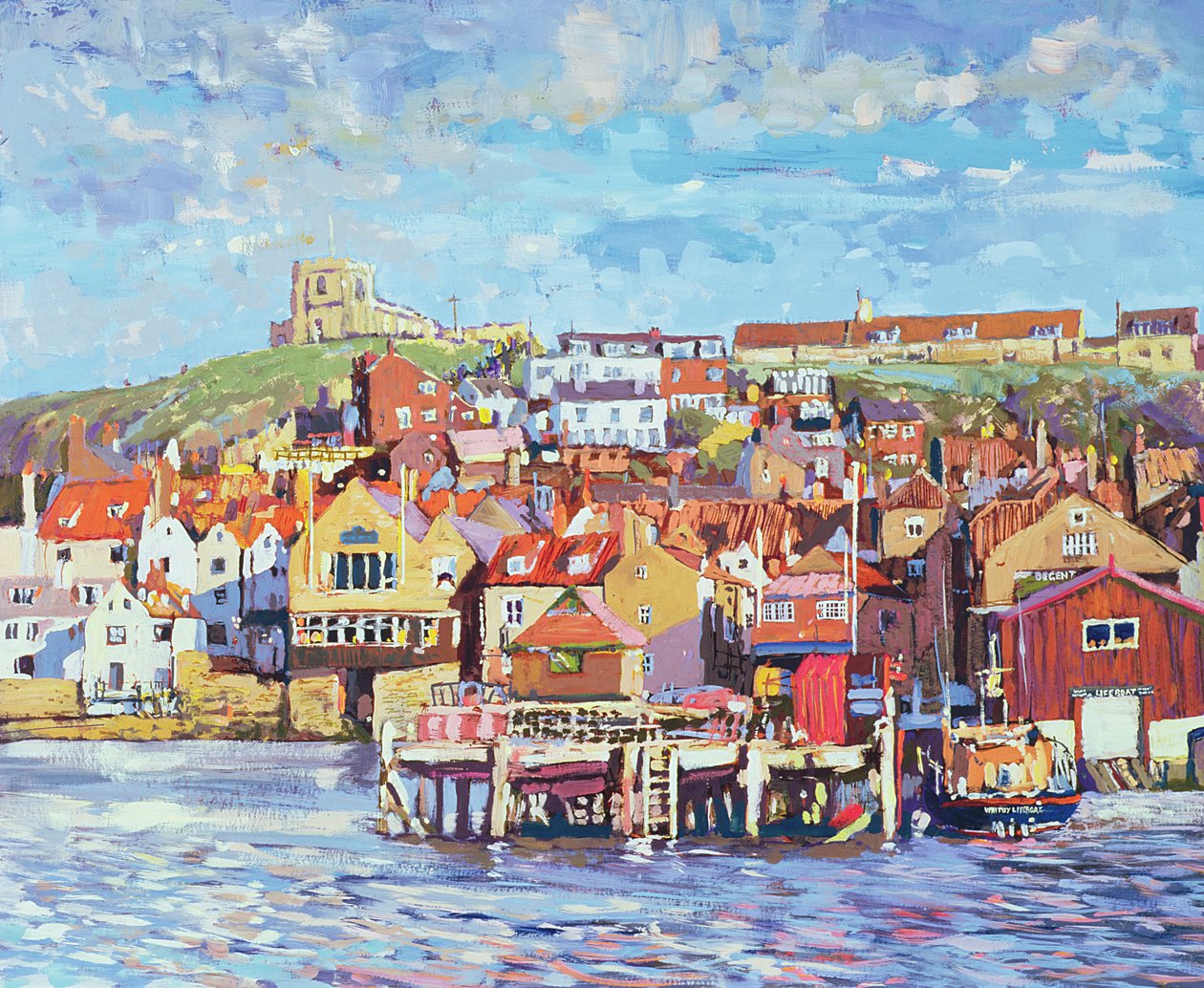 Whitby, 1998 (gouache) av Martin Decent