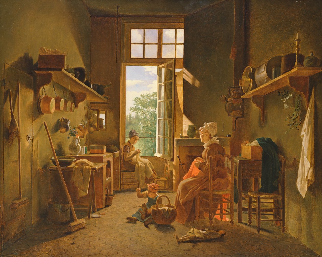 Kjøkkeninnredning, 1815 av Michel Martin Drolling