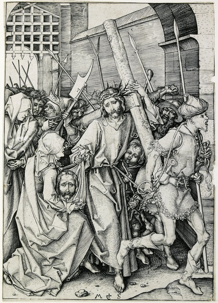 Kristus bærer korset av Martin Schongauer