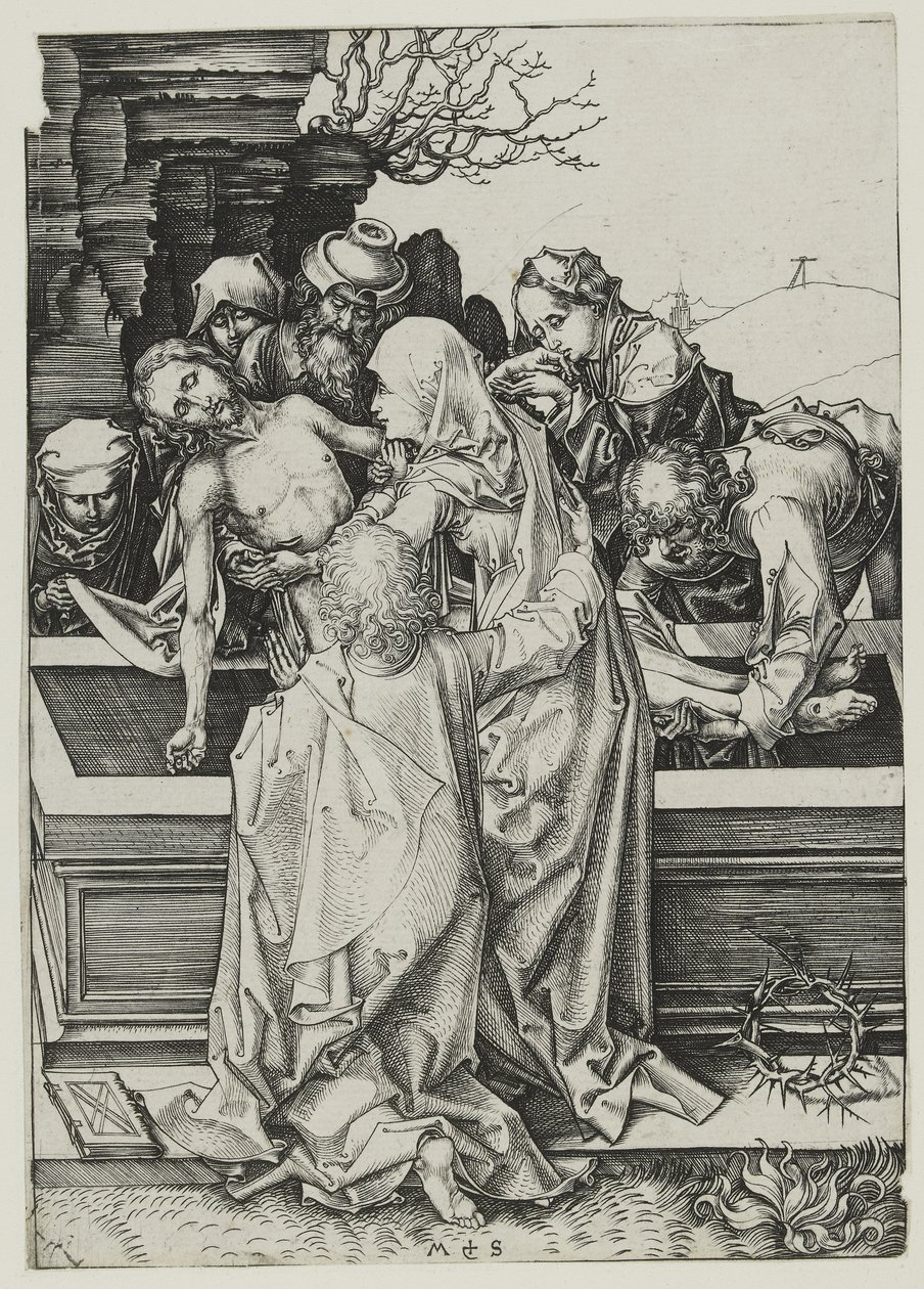 Gravleggingen av Martin Schongauer