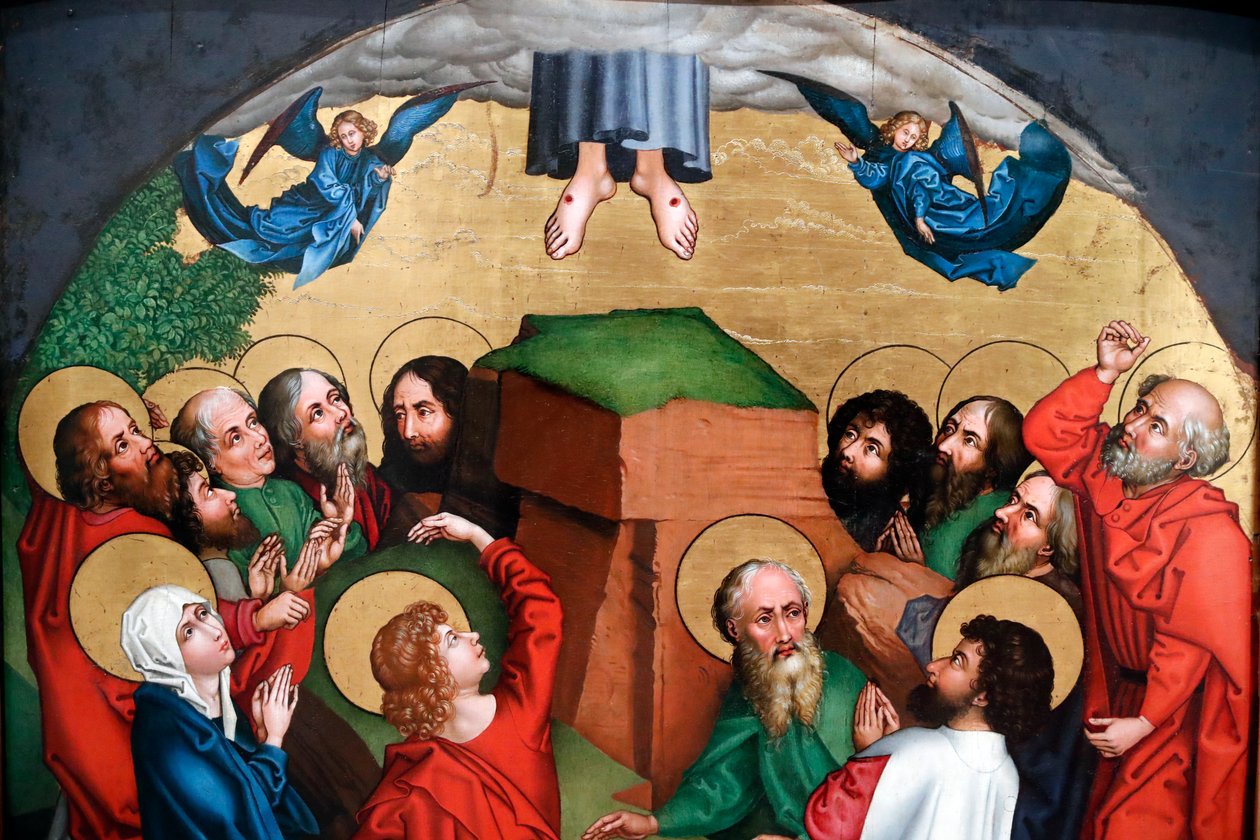Høytiden for Jesu Kristi himmelfart av Martin Schongauer