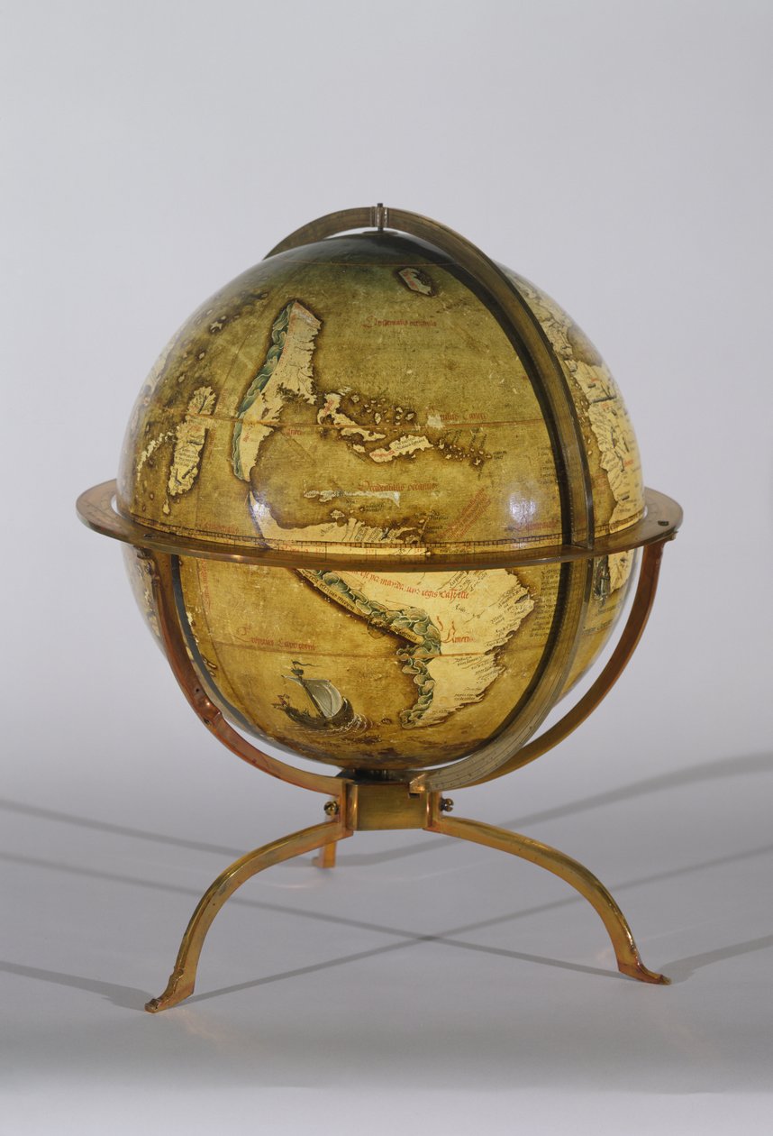 Terrestrial Globe, en av et par kjent som 