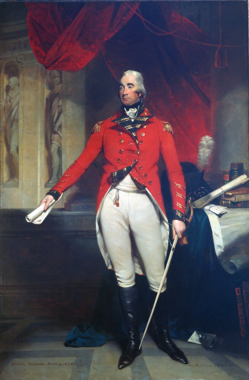 Francis Rawdon Hastings (1754–1862) 2. jarl av Moira, ca. 1804 av Martin Archer Shee