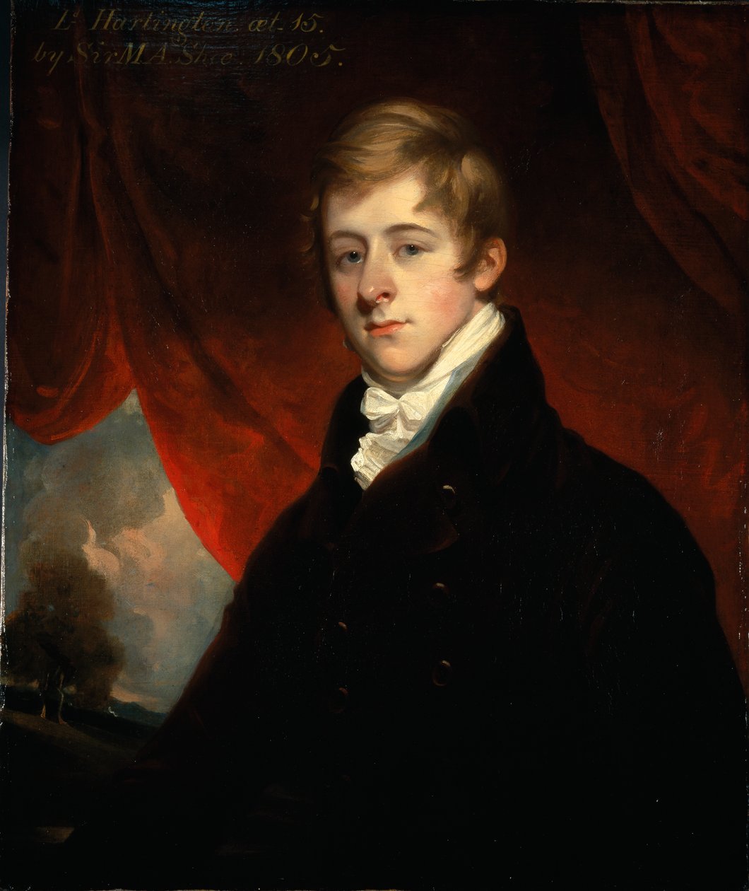Portrett av William Cavendish da Marquess of Hartington av Martin Archer Shee