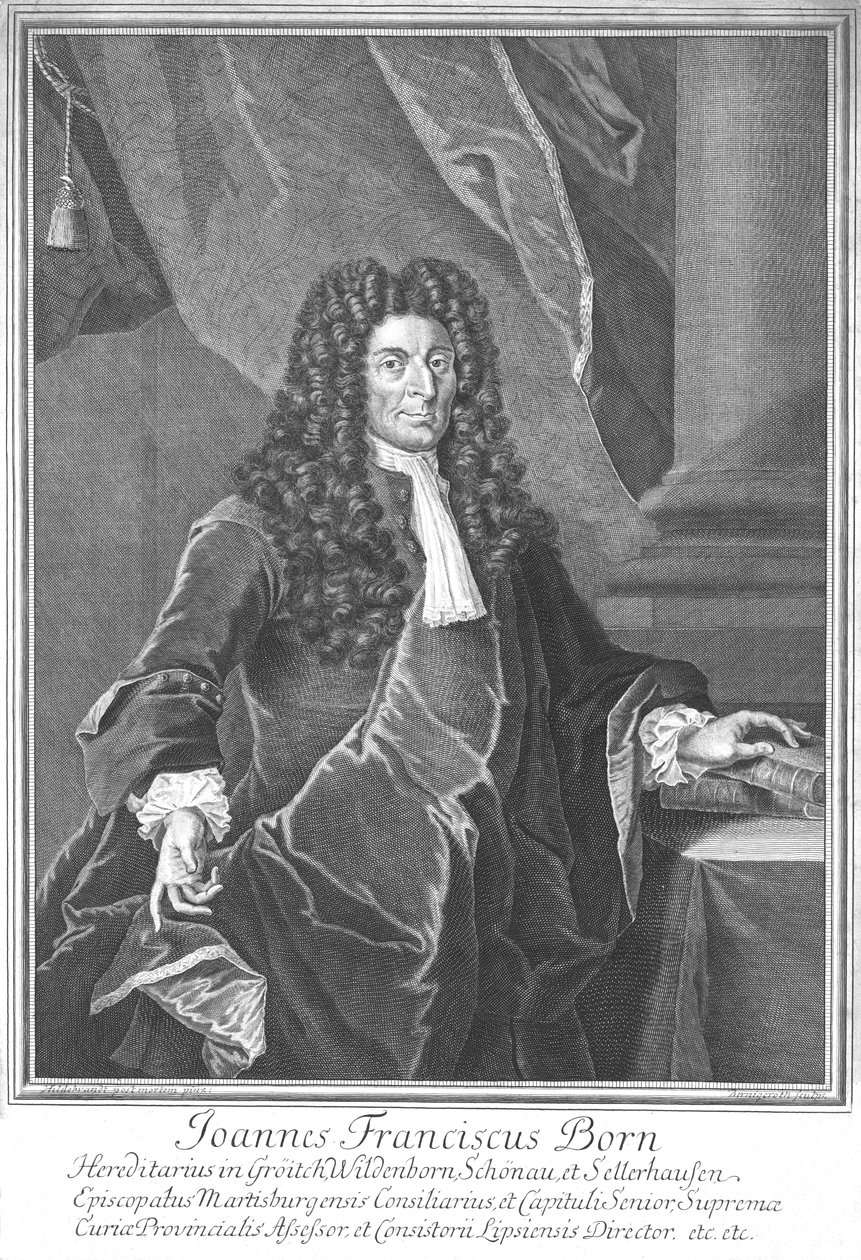 Joannes Franciscus Født, tidlig på 1700-tallet av Martin Bernigeroth