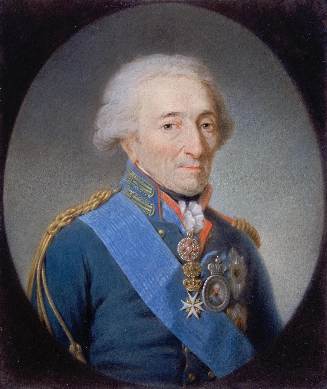 Portrett av prins Nikolai Ivanovich Saltykov 1736-1816, 1807 av Martin Ferdinand Quadal