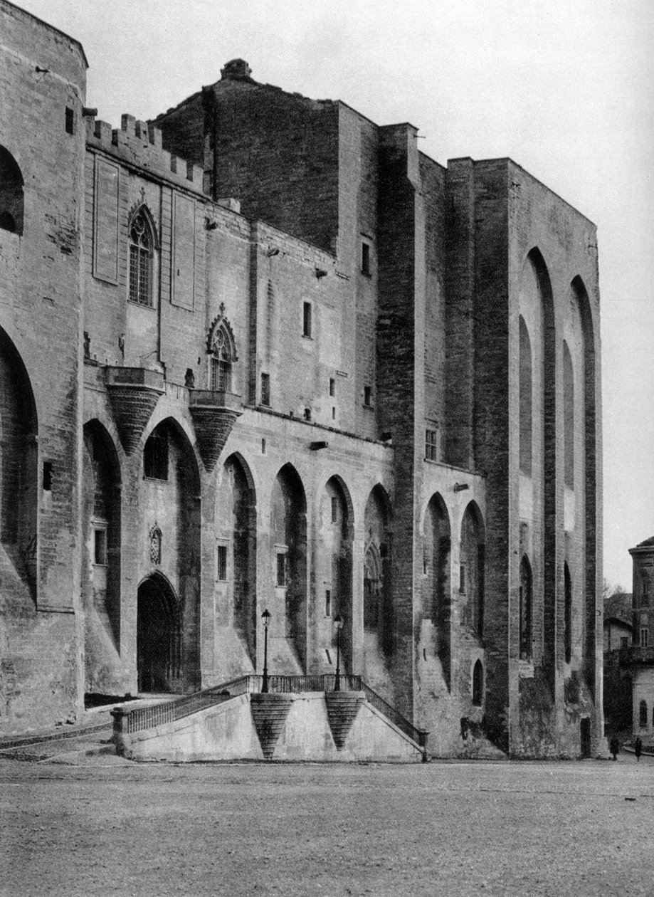 Pavepalasset, Avignon, Frankrike, 1937 av Martin Hurlimann