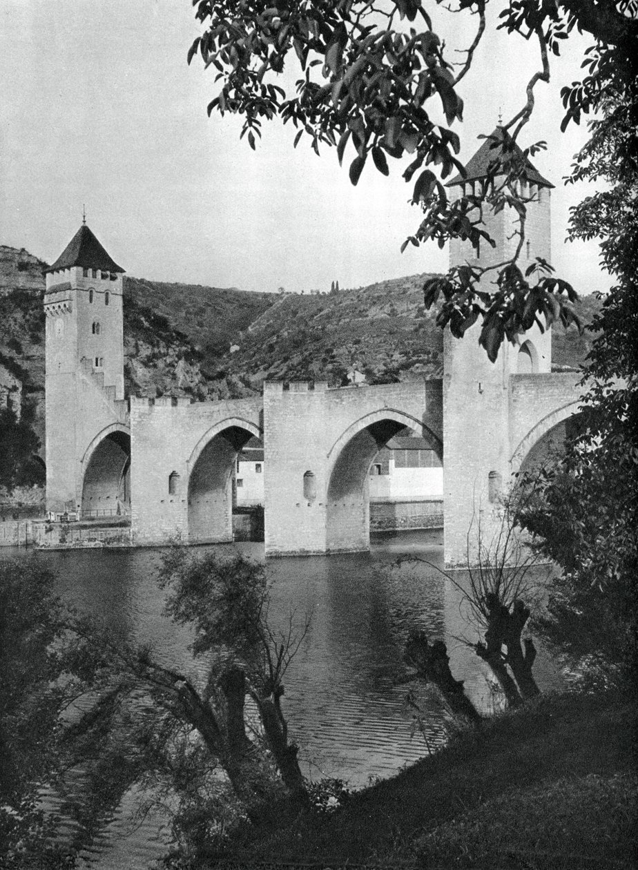 Valentre Bridge, Cahors, Frankrike, 1937. av Martin Hurlimann