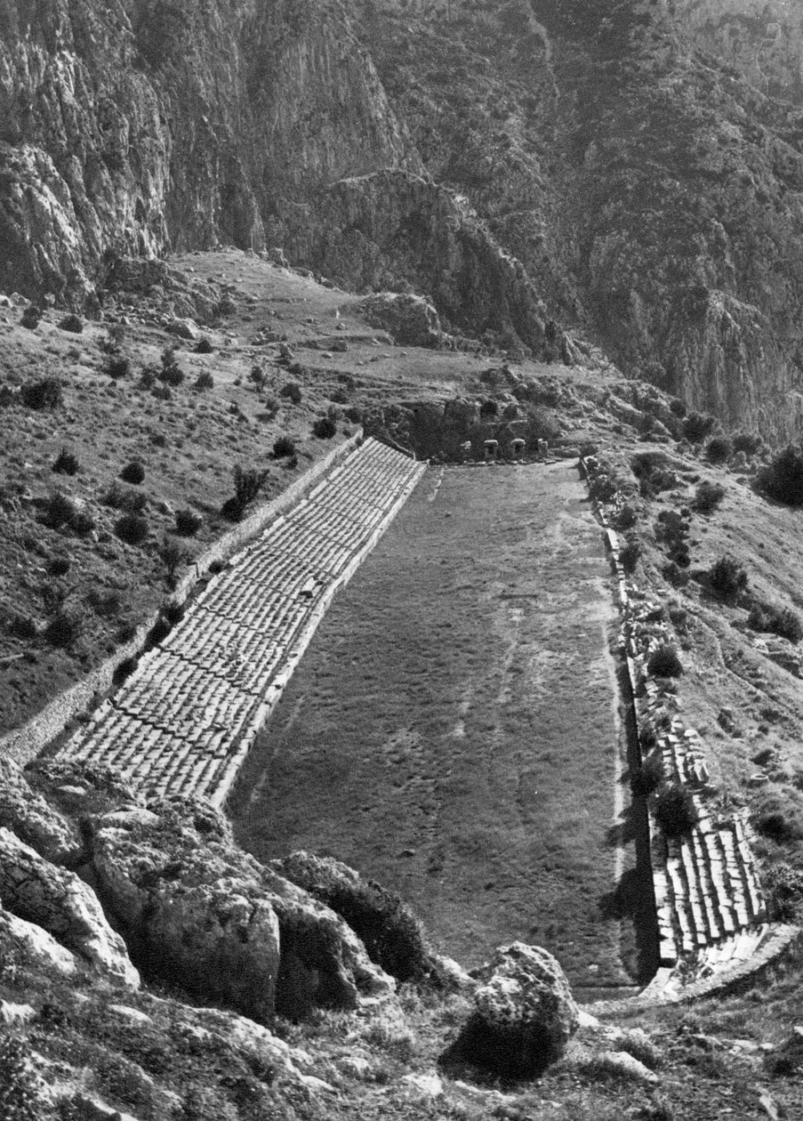 Stadium, Delphi, Hellas, 1937. av Martin Hurlimann