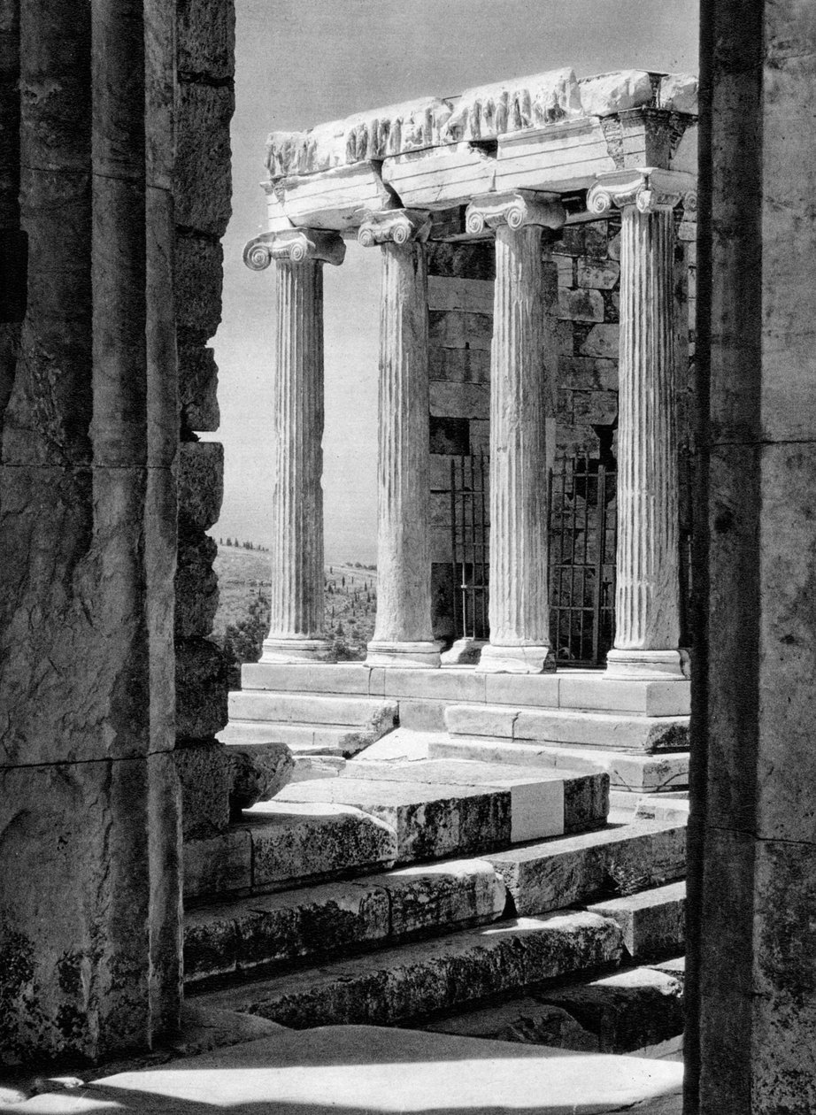 Nikes tempel, Athen, 1937 av Martin Hurlimann