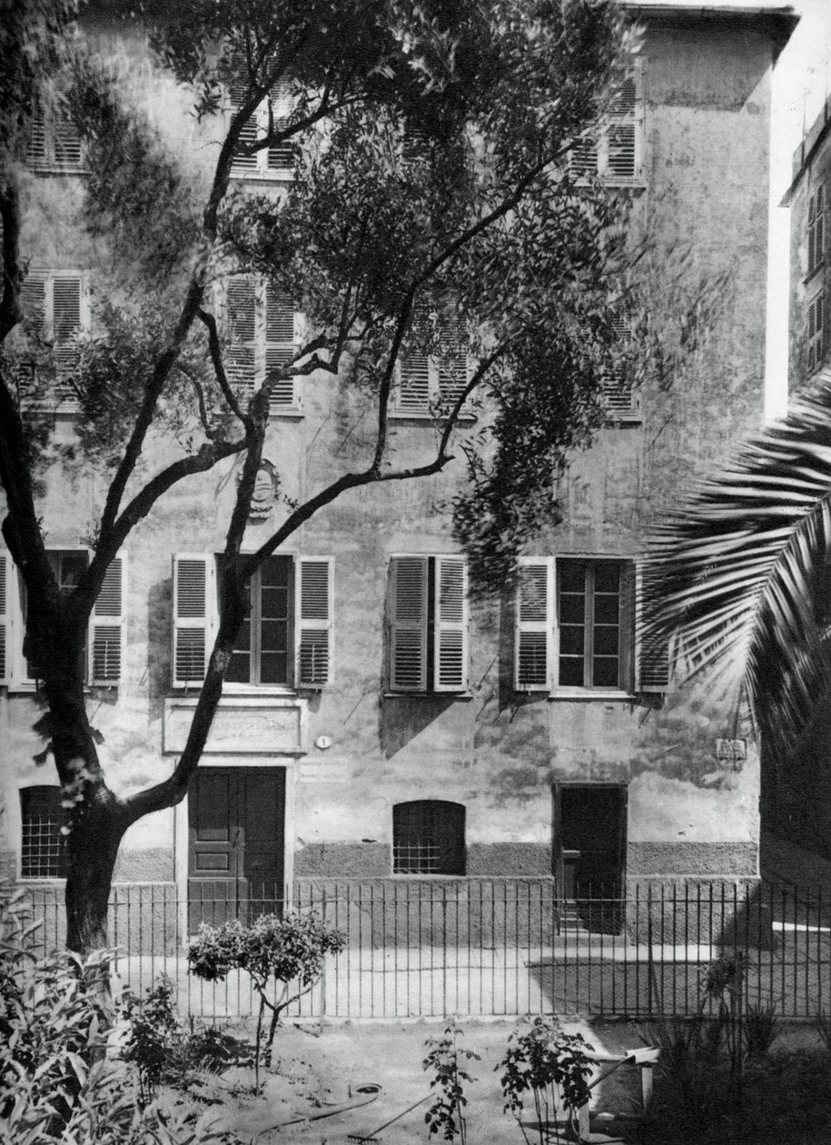 Huset der Napoleon ble født, Ajaccio, Korsika, 1937. av Martin Hurlimann