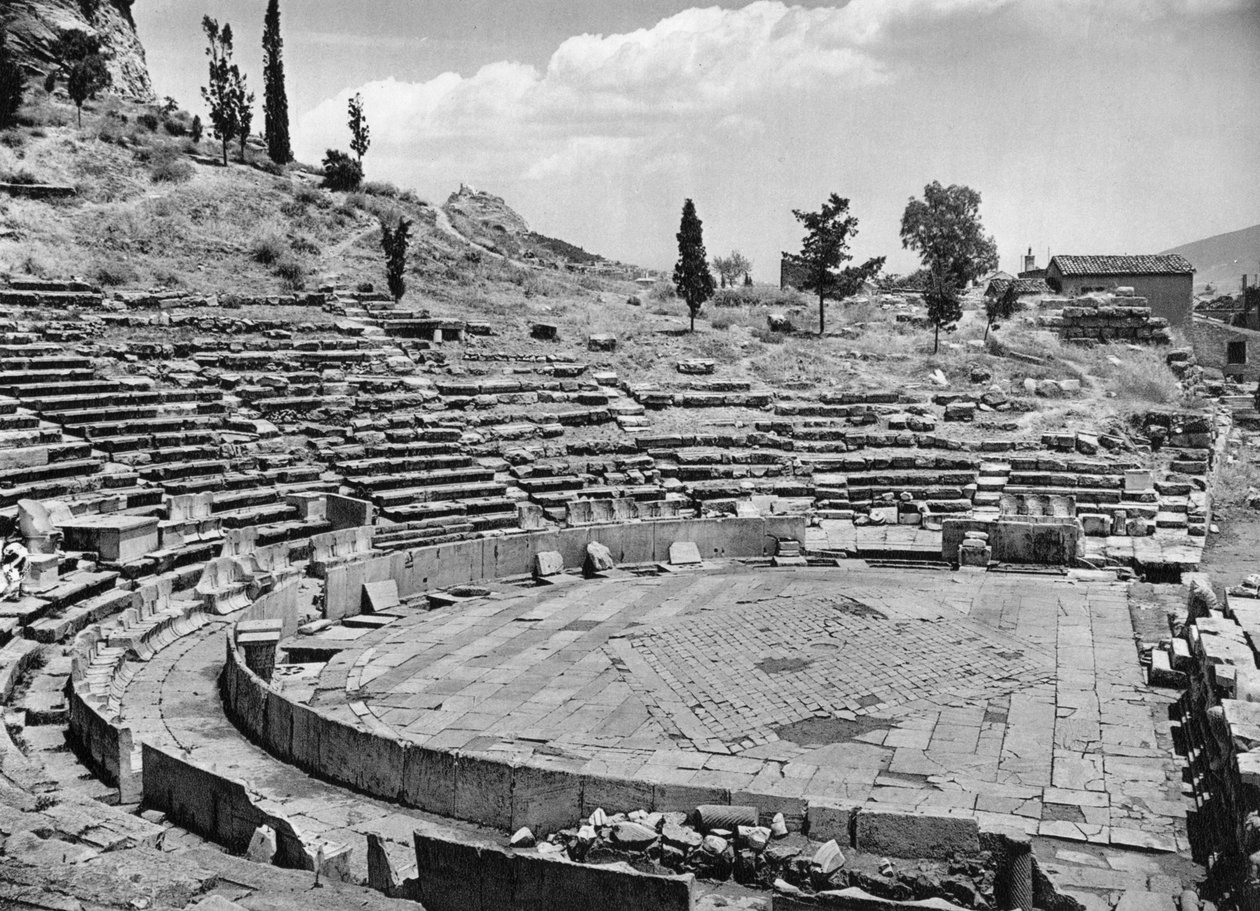 Dionysos teater, Athen, 1937 av Martin Hurlimann