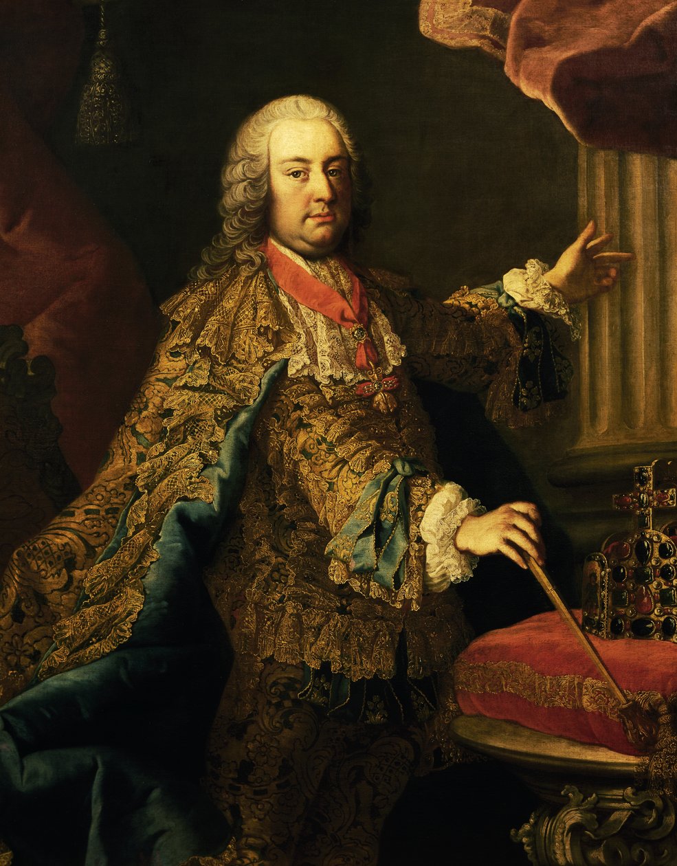 Portrett av Frans I, den hellige romerske keiser (Nancy av Martin II Mytens or Meytens