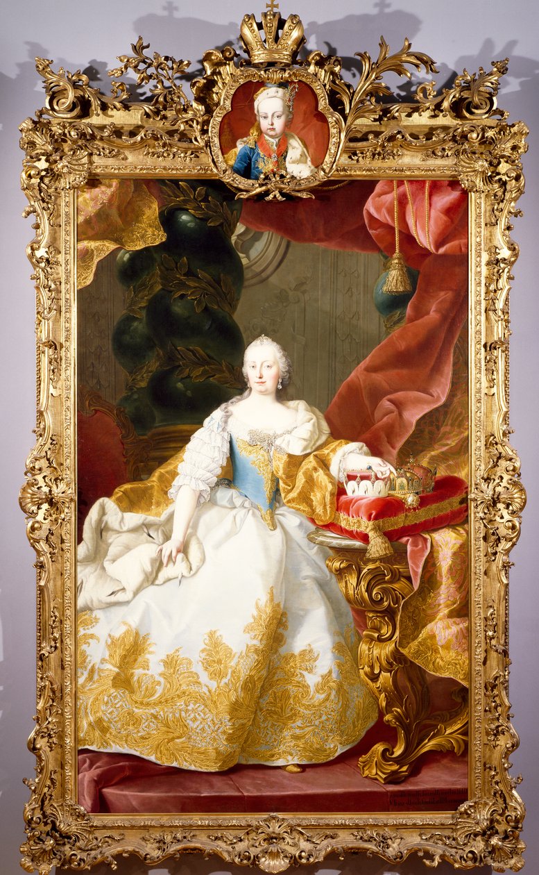 Portrett av Maria Theresa (Wien av Martin II Mytens or Meytens