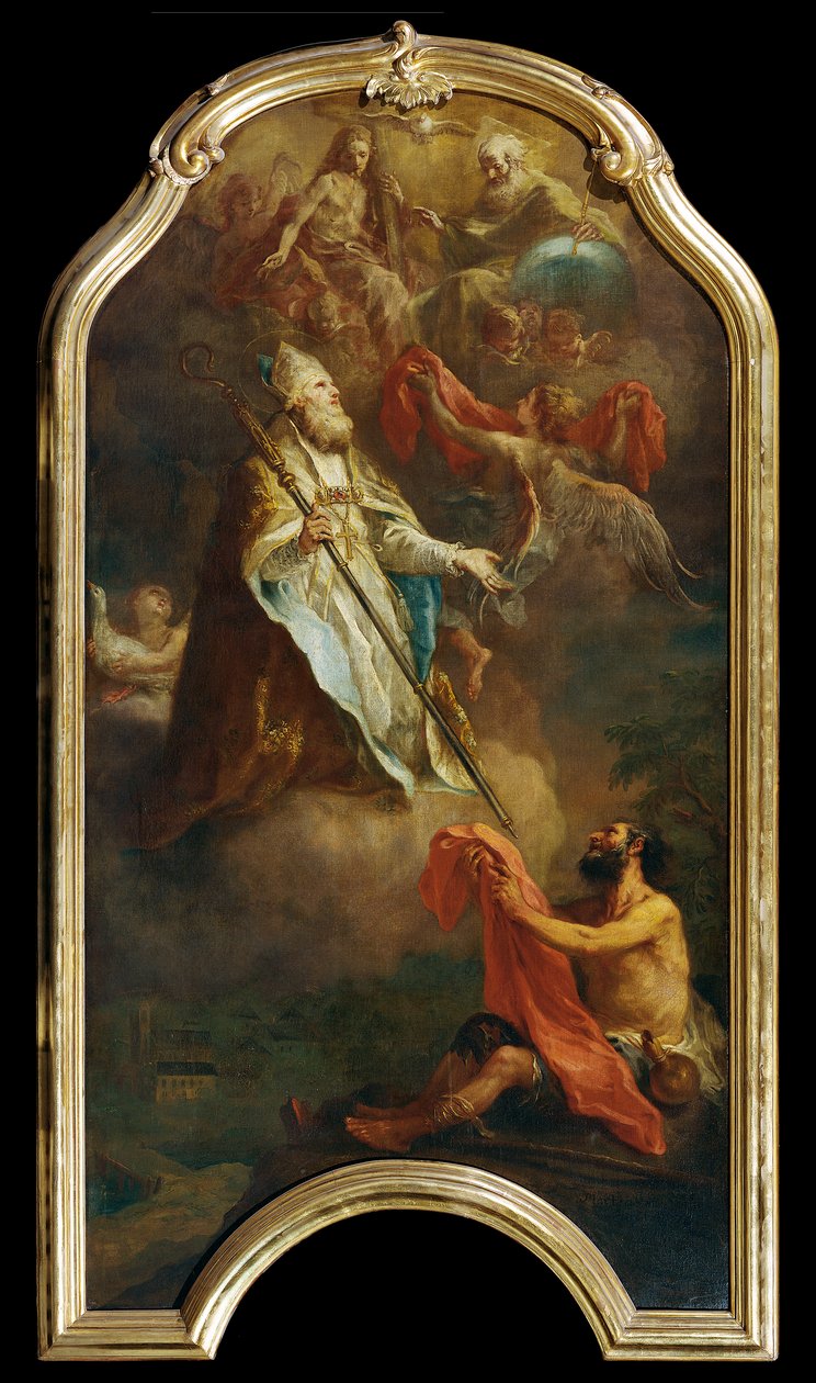 Saint Martin av Martin Johann Schmidt