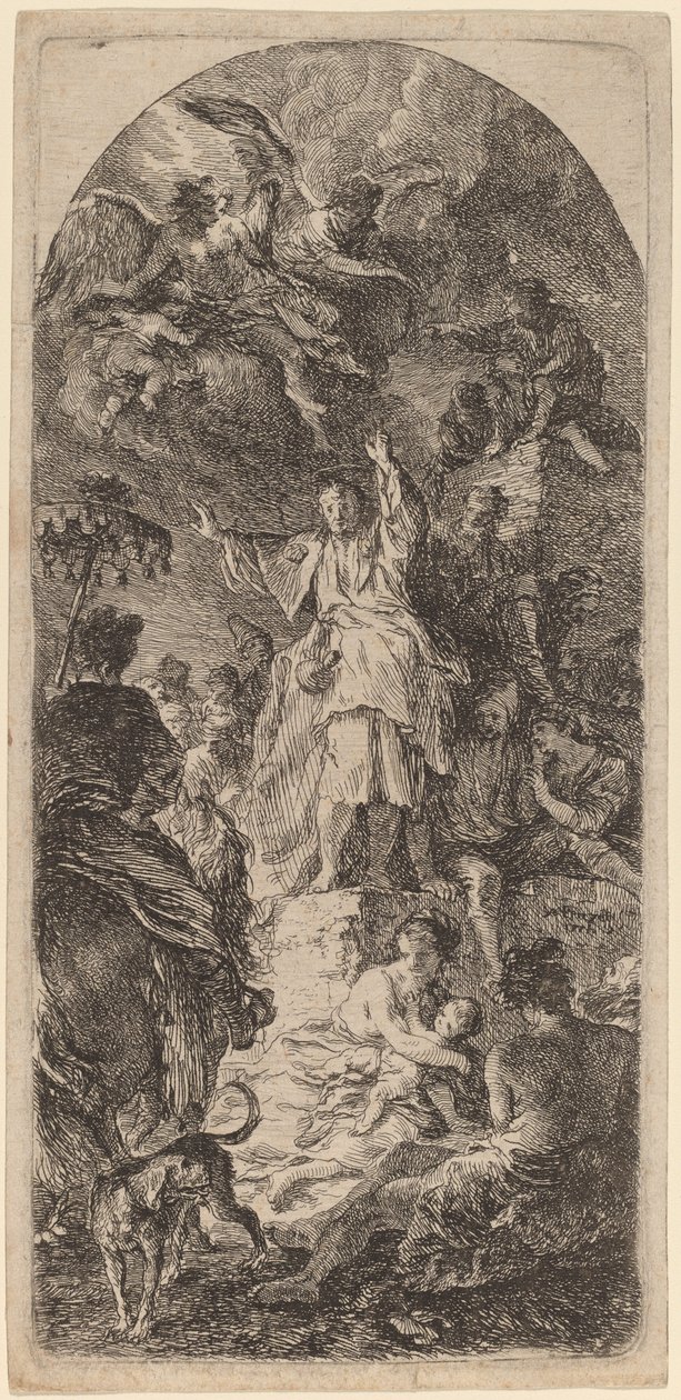 Saint James Major forkynnelse av Martin Johann Schmidt