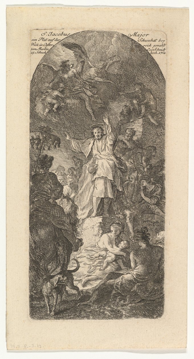 St. Jakob den større forkynnelse, ca. 1764. av Martin Johann Schmidt