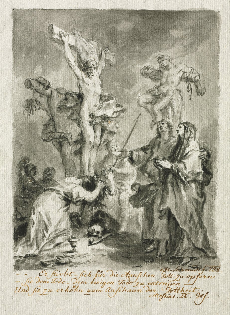 Korsfestelsen, 1788. av Martin Johann Schmidt