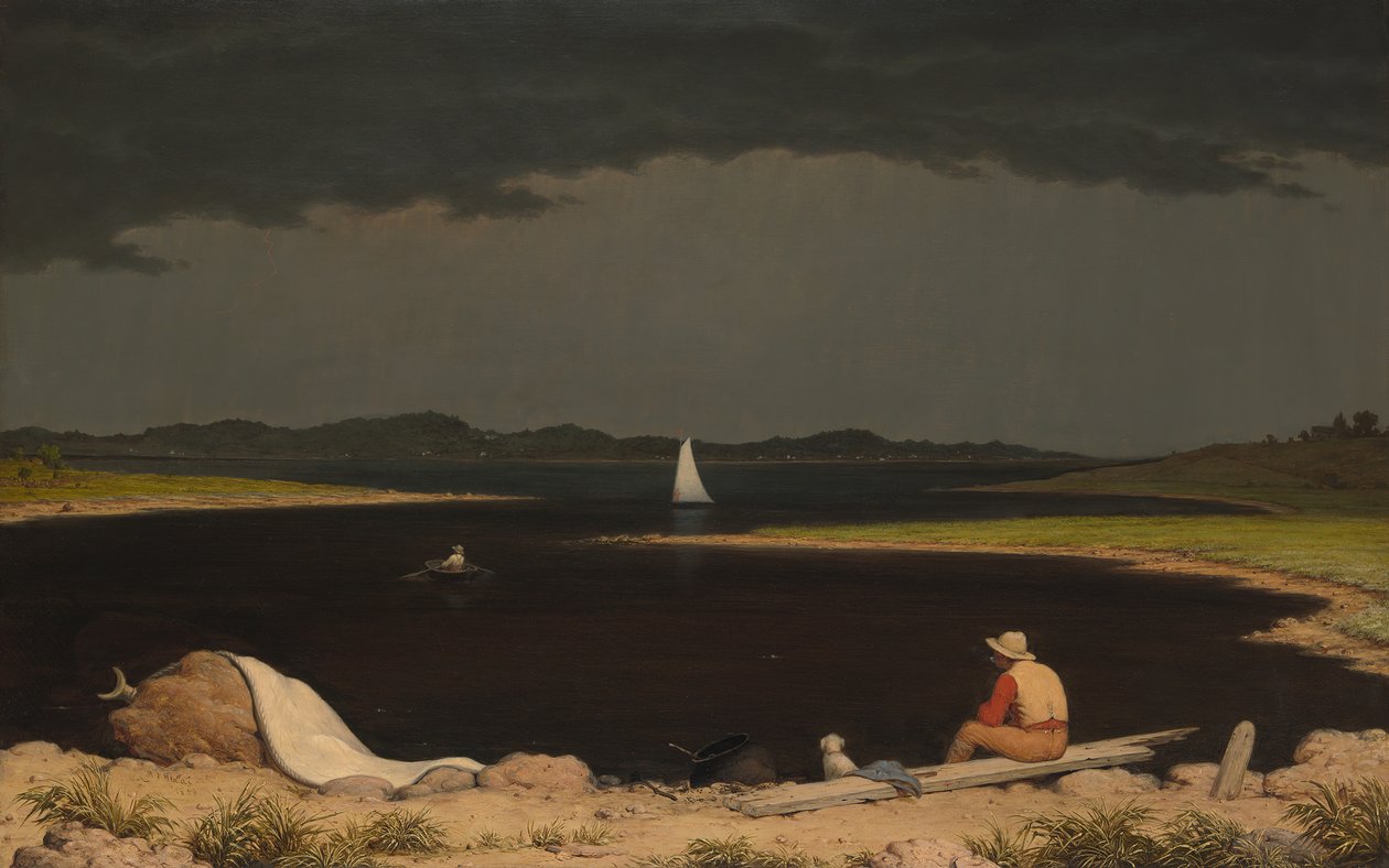 Nærmer seg tordenstorm, 1859. av Martin Johnson Heade