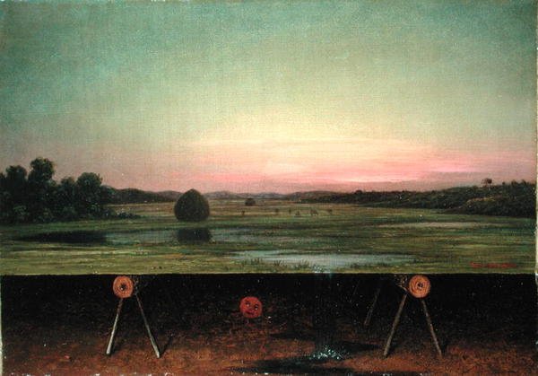 Gremlins in the Studio, II (olje på lerret) av Martin Johnson Heade