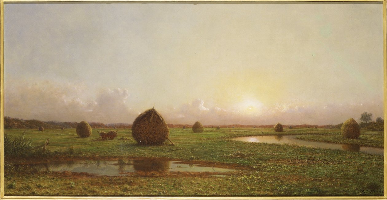 Haystacker, ca. 1876-88 av Martin Johnson Heade