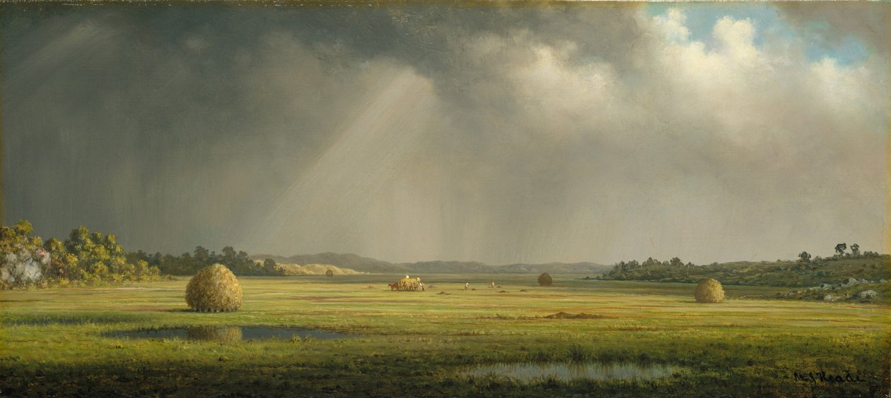 Newburyport Meadows, ca. 1876–81 (olje på lerret) av Martin Johnson Heade