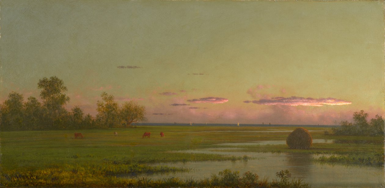 Salt Marsh i Southport, Connecticut, ca. 1862-1863 av Martin Johnson Heade