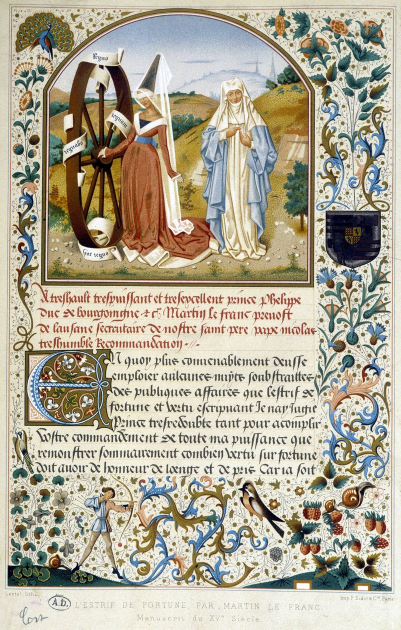 Lykkehjulet - av Martin Le Franc av Martin Le Franc