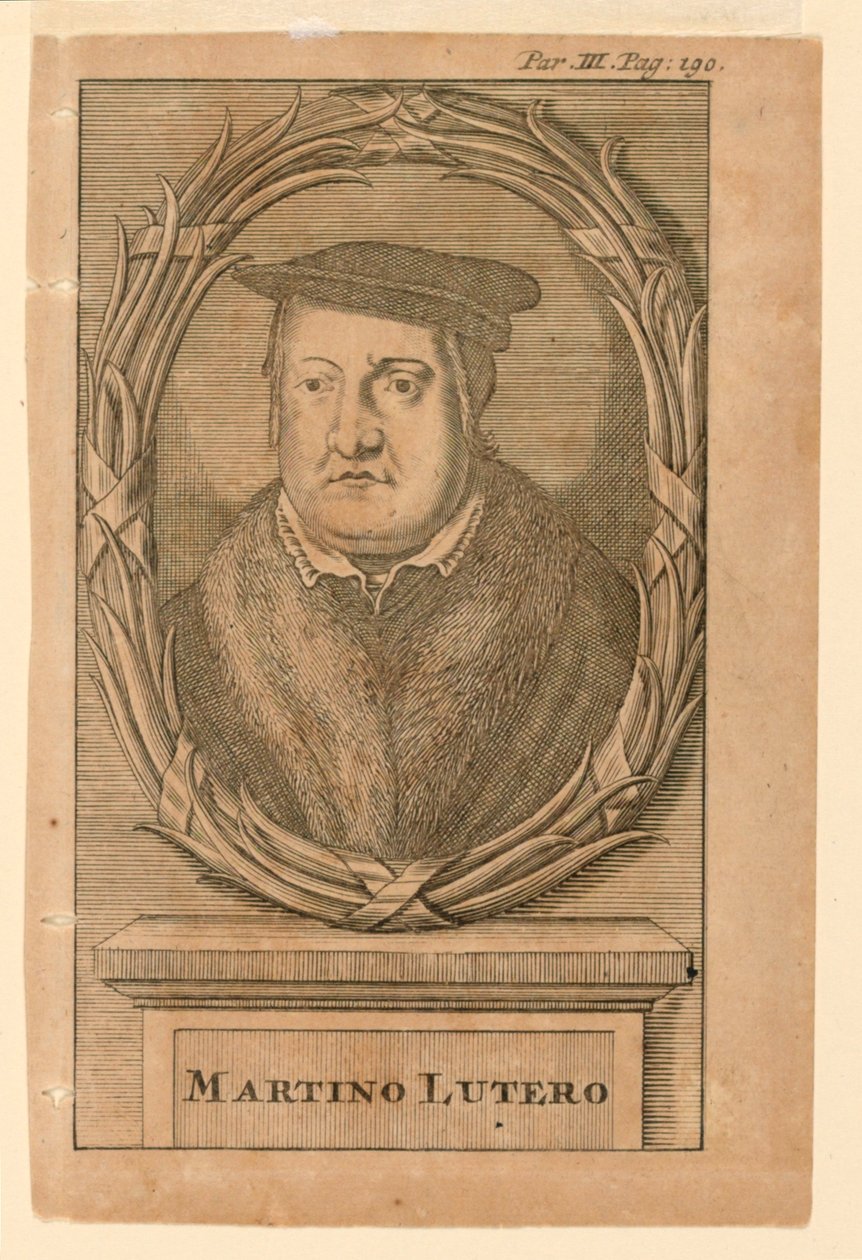 Portrett av Martin Luther (1483-1546) av Martin Luther
