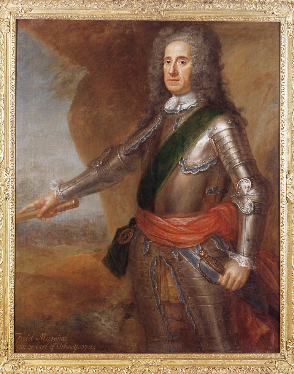 Feltmarskalk George Hamilton (1666–1737) jarl av Orknøyene, 1724 av Martin Maingaud