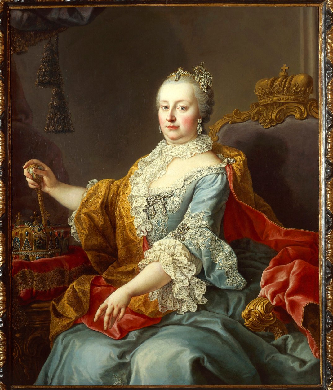 Portrett av Maria Theresa, den hellige romerske keiserinne av Martin Meytens the Younger