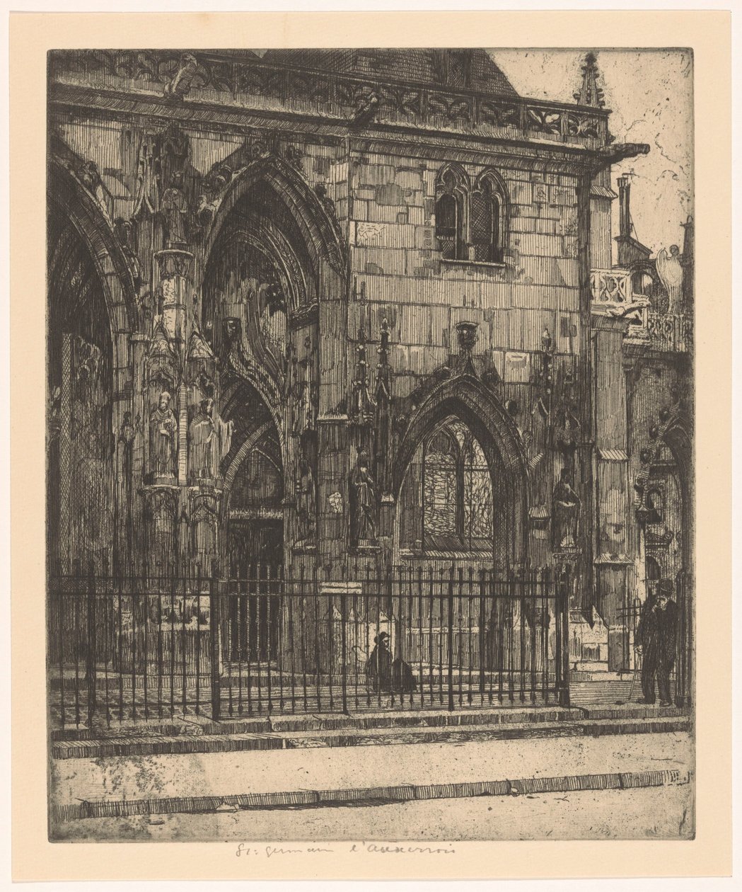 Fasade av Saint-Germain-l