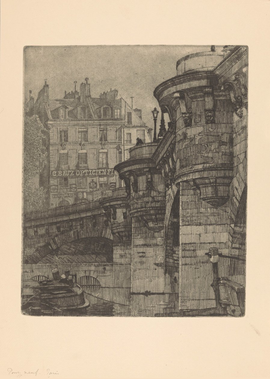 Pont Neuf i Paris av Martin Monnickendam