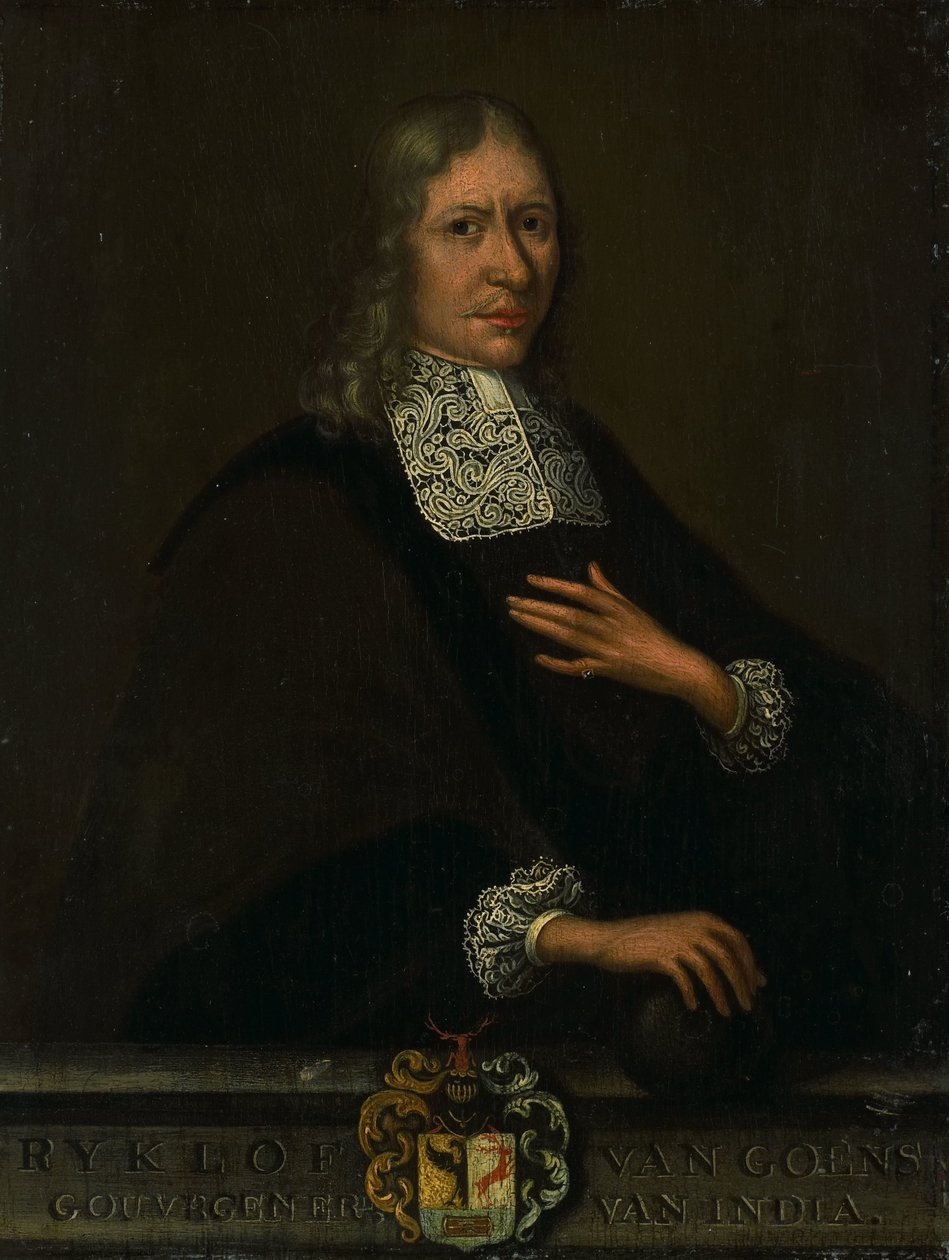Portrett av Rycklof van Goens, generalguvernør for det nederlandske østindiske kompaniet av Martin Palin (copy after)