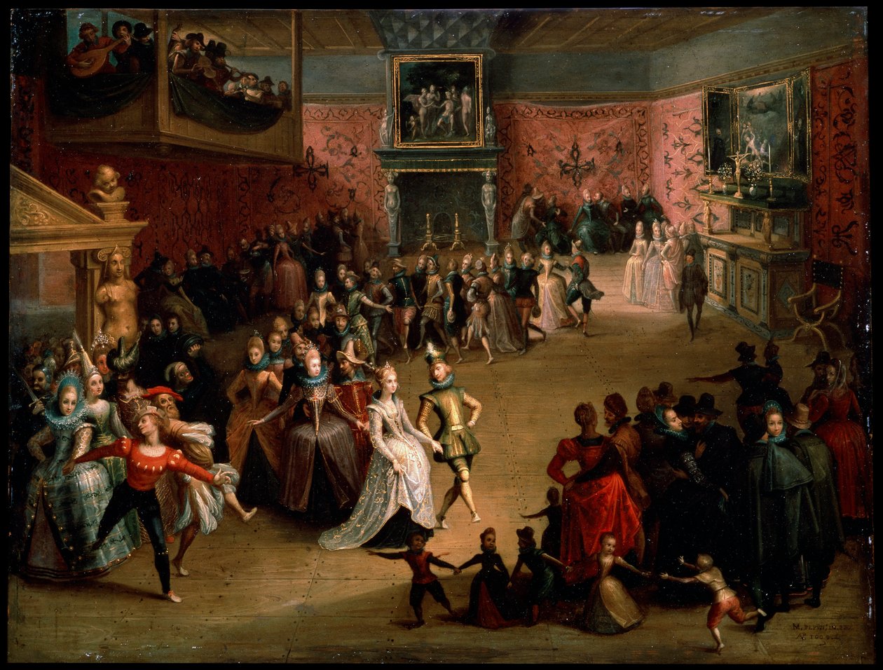 Bryllupsballen, 1604 av Martin Pepyn