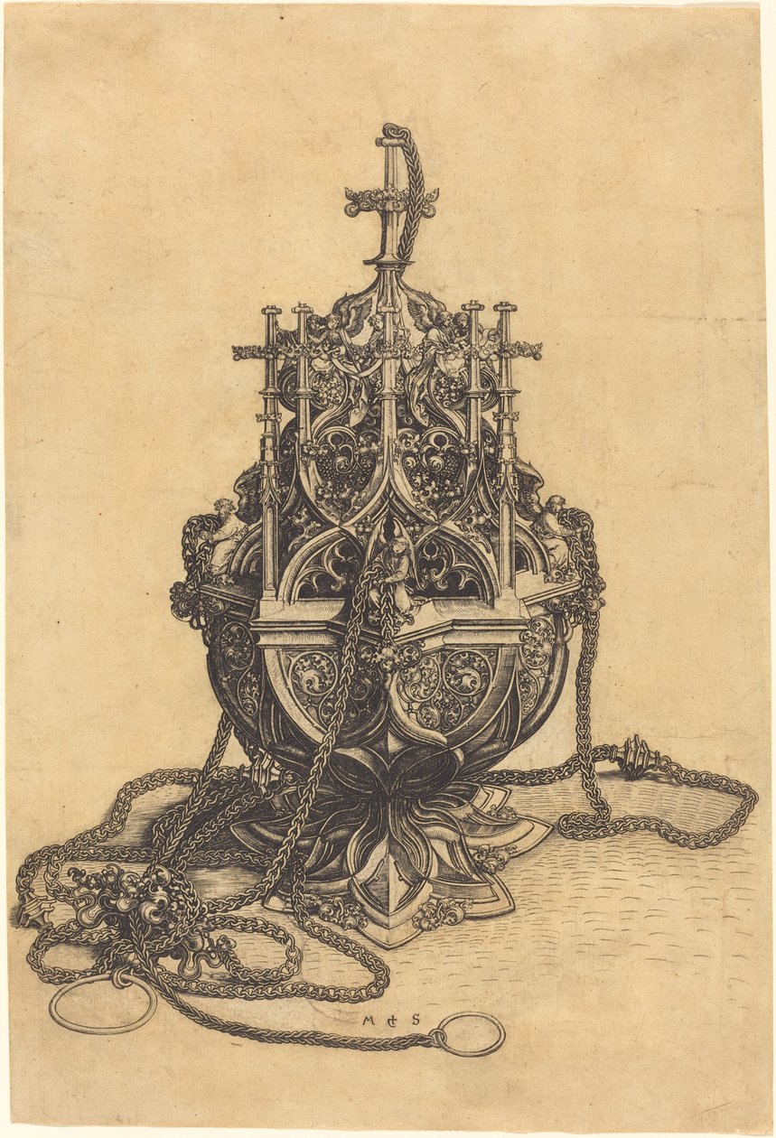 En røkelseskar av Martin Schongauer