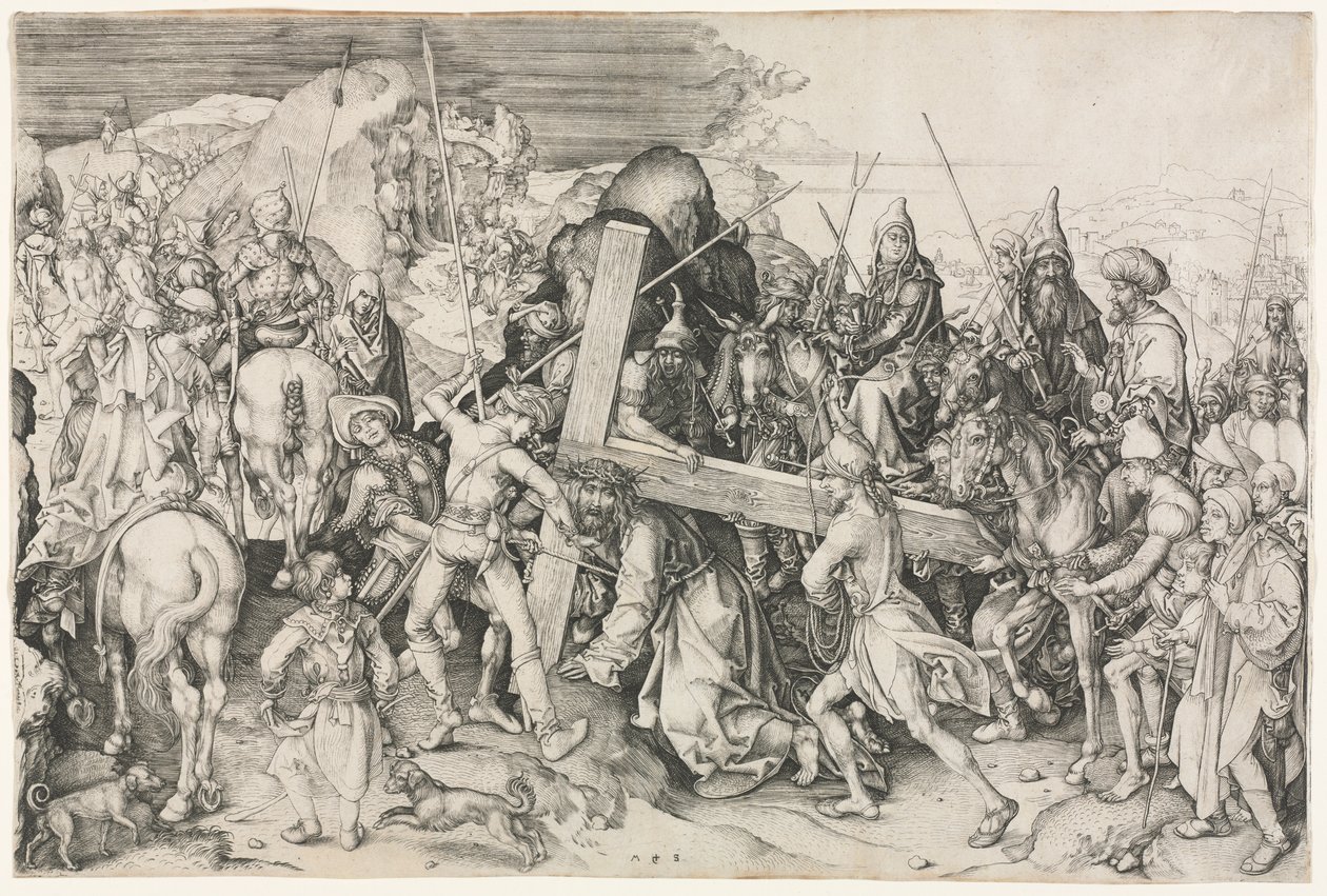 Kristus som bærer korset av Martin Schongauer