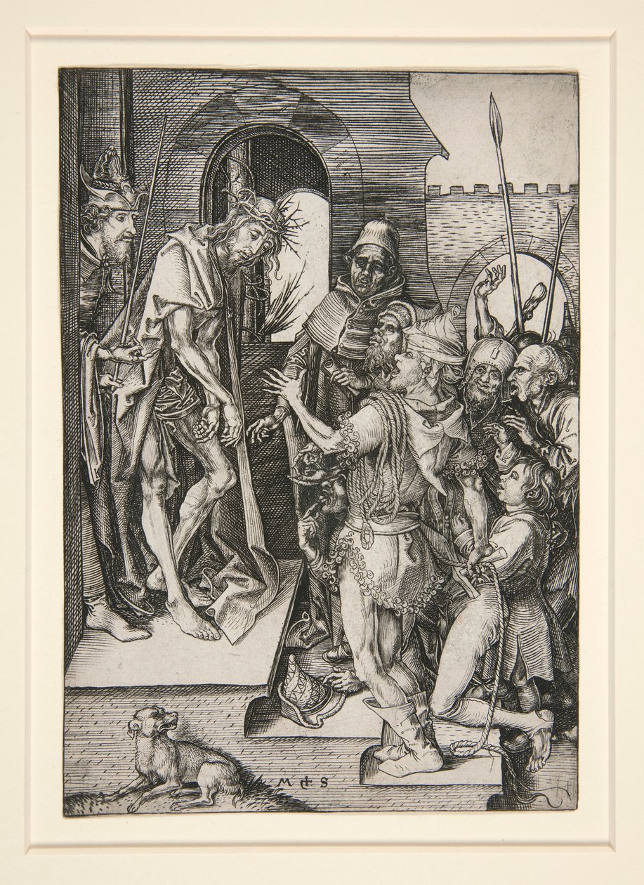Kristus presentert for folket (Ecce Homo) av Martin Schongauer