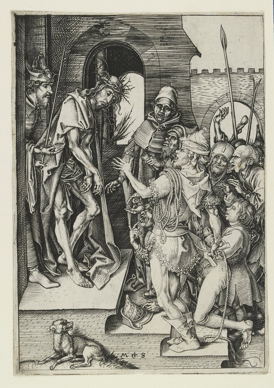 Ecce Homo, sent på 1400-tallet av Martin Schongauer