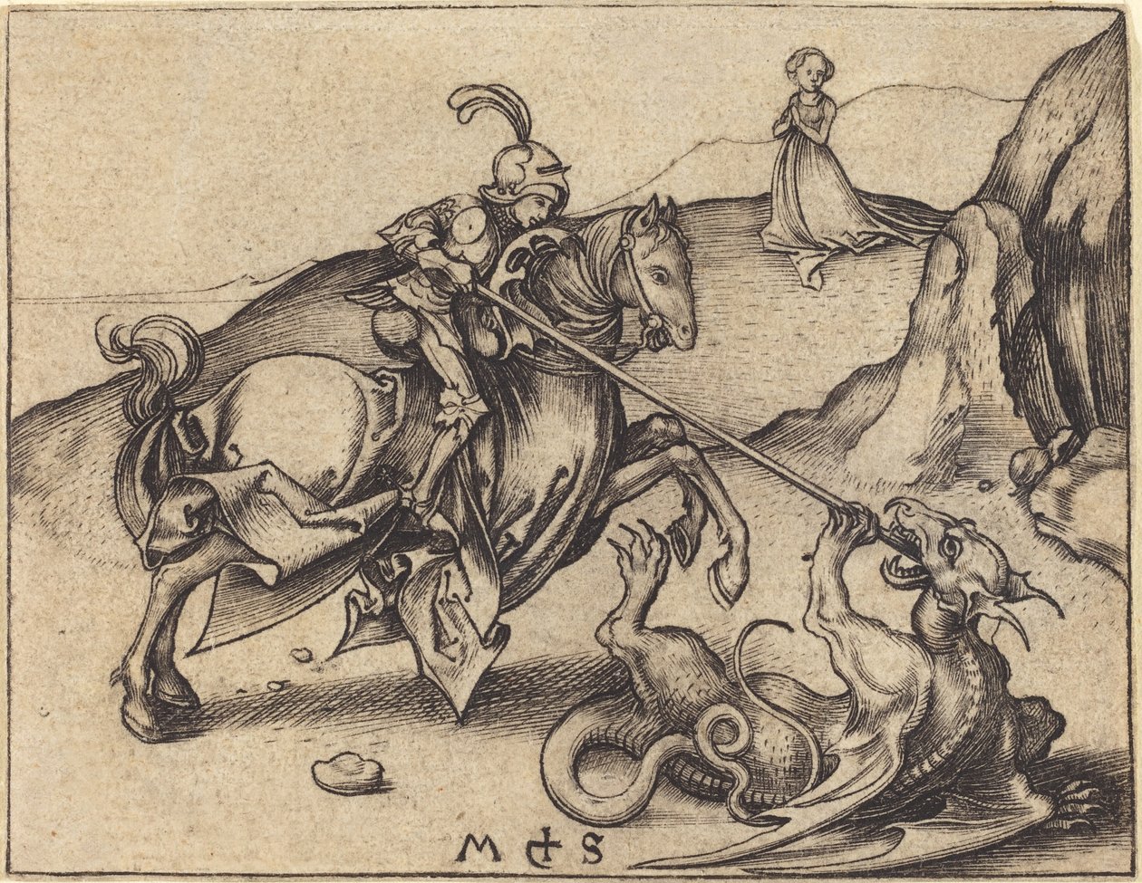 Saint George av Martin Schongauer