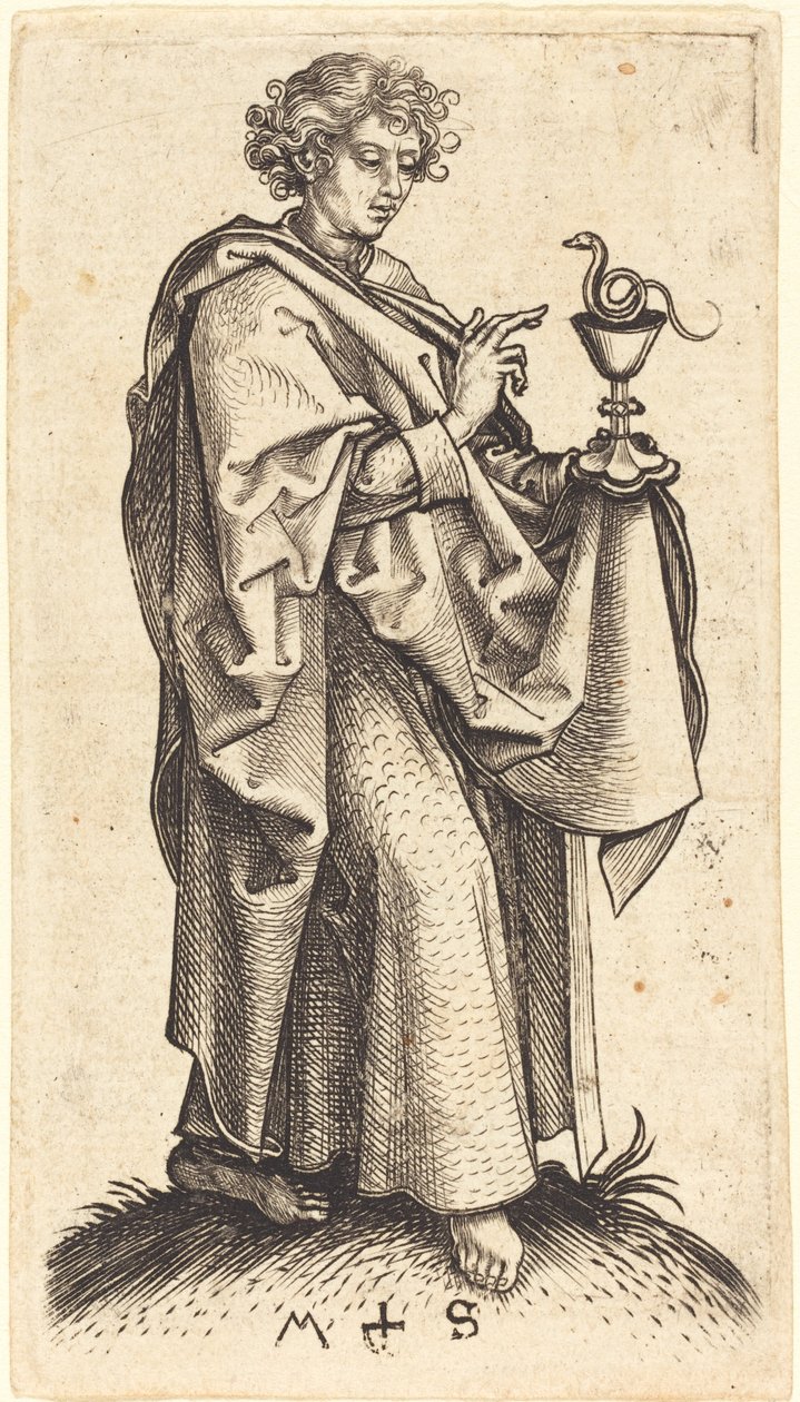 Evangelisten Johannes av Martin Schongauer